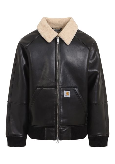 giacca shepton uomo nera CARHARTT WIP | I0359741LM.XX
